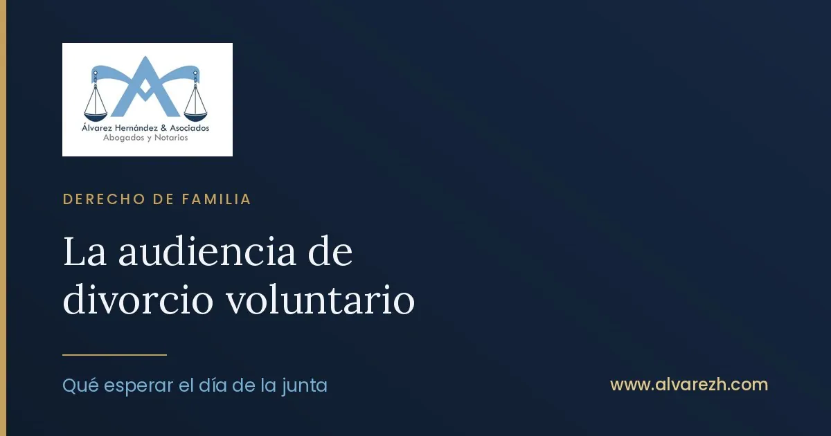 Imagen de portada del artículo: La audiencia de divorcio voluntario: qué esperar