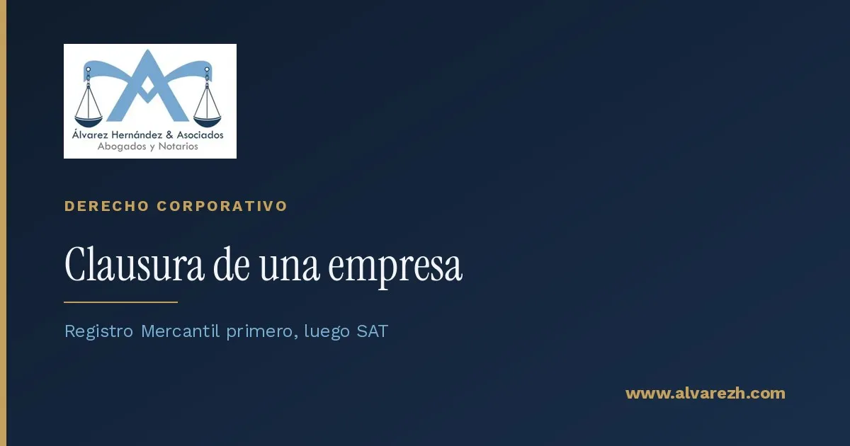 Imagen de portada del artículo: Va a dejar de operar: ¿basta con clausurar la empresa?