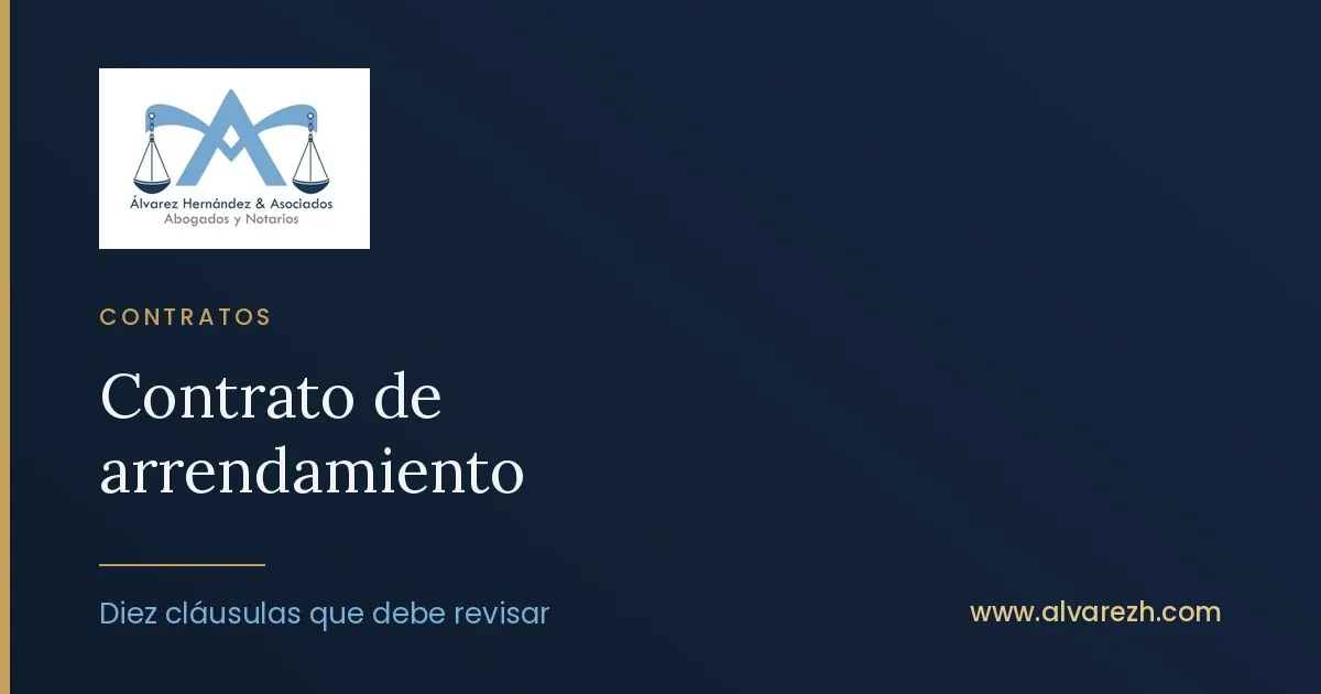 Imagen de portada del artículo: Qué revisar antes de firmar un contrato de arrendamiento
