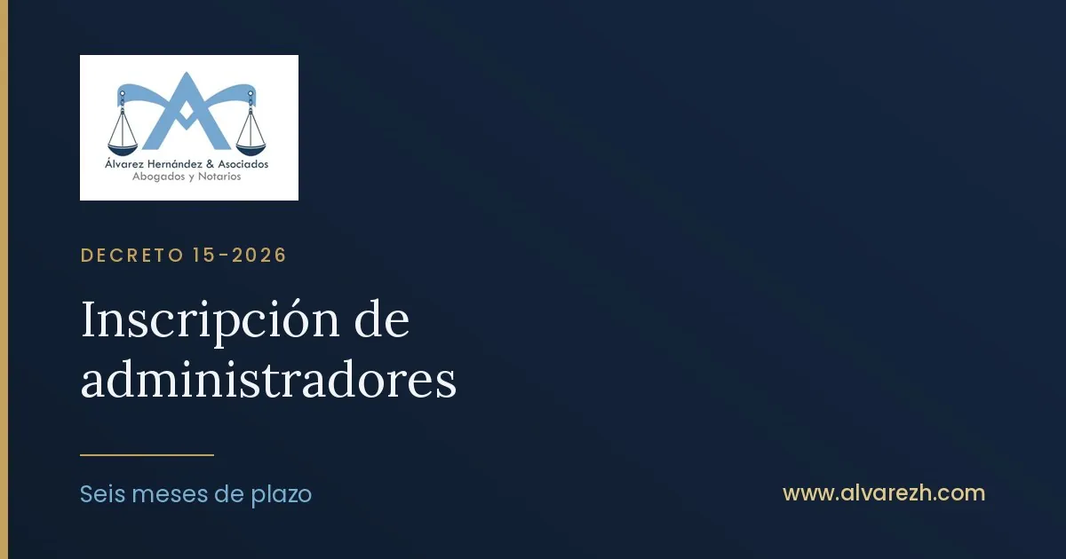 Imagen de portada del artículo: Inscripción de administradores y gerentes: seis meses para cumplir